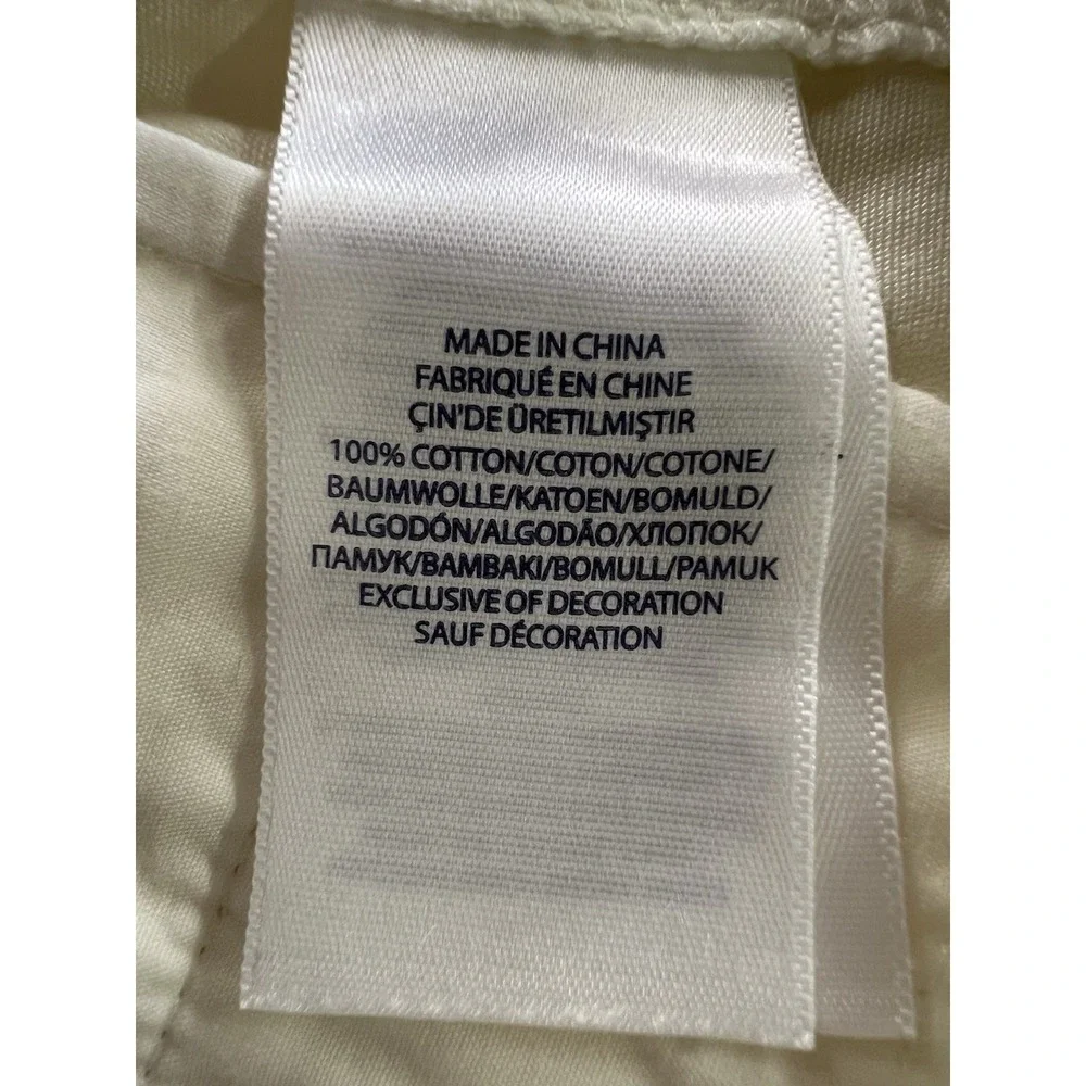 Polo Ralph Lauren‎ Chino Shorts Kids Size 12 White Nevis Cotton Pony Logo NWT